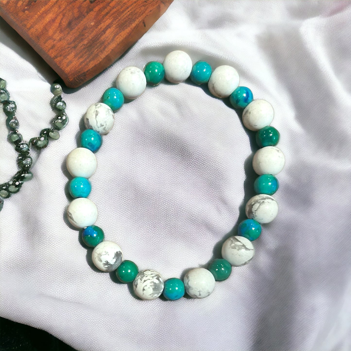 Bracelet vert éclatant