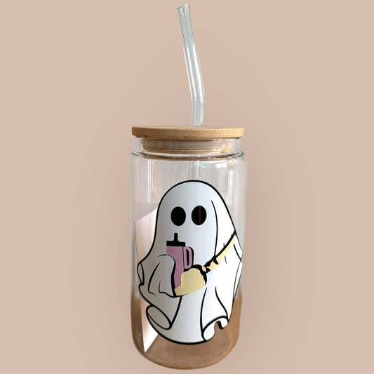 Verre cozy ghost